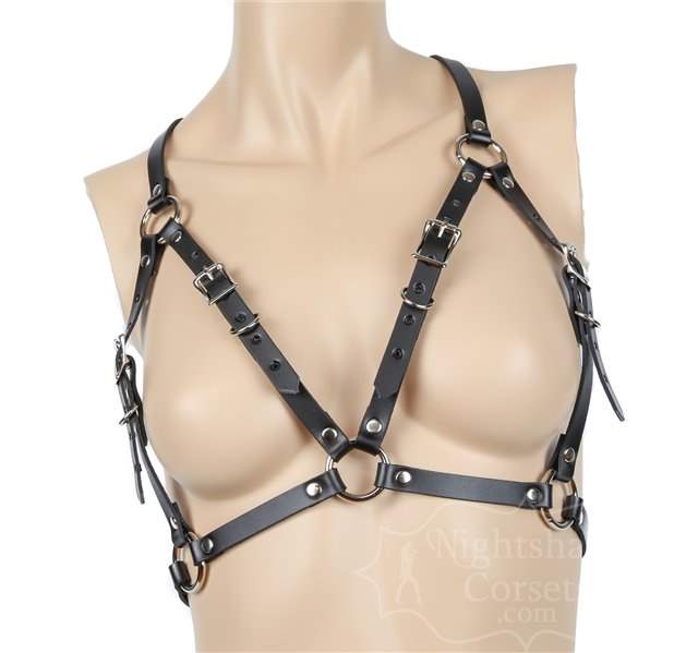 Black Adjustable Breast Harness 0320 Edmonton