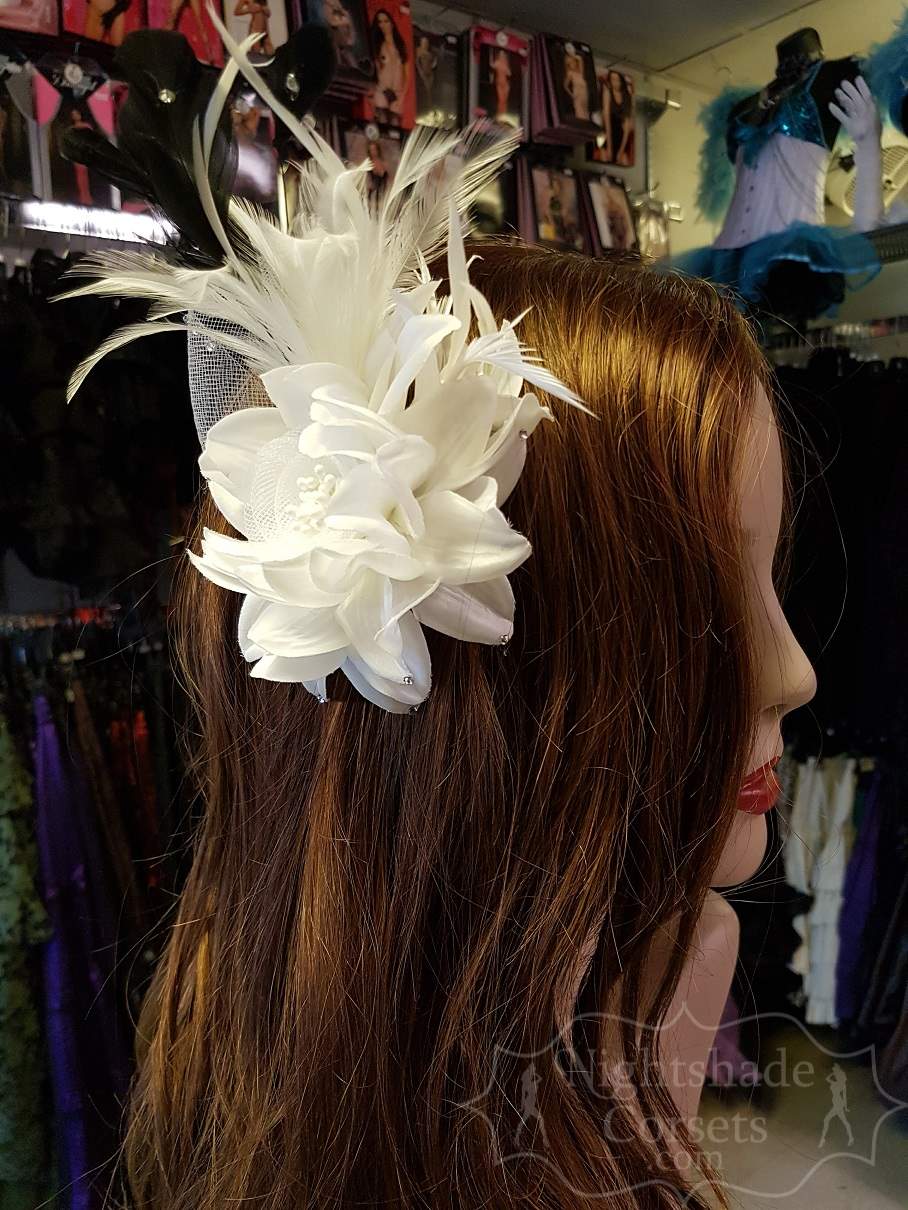 Hair Flower feather Rhinestones 5408 Edmonton