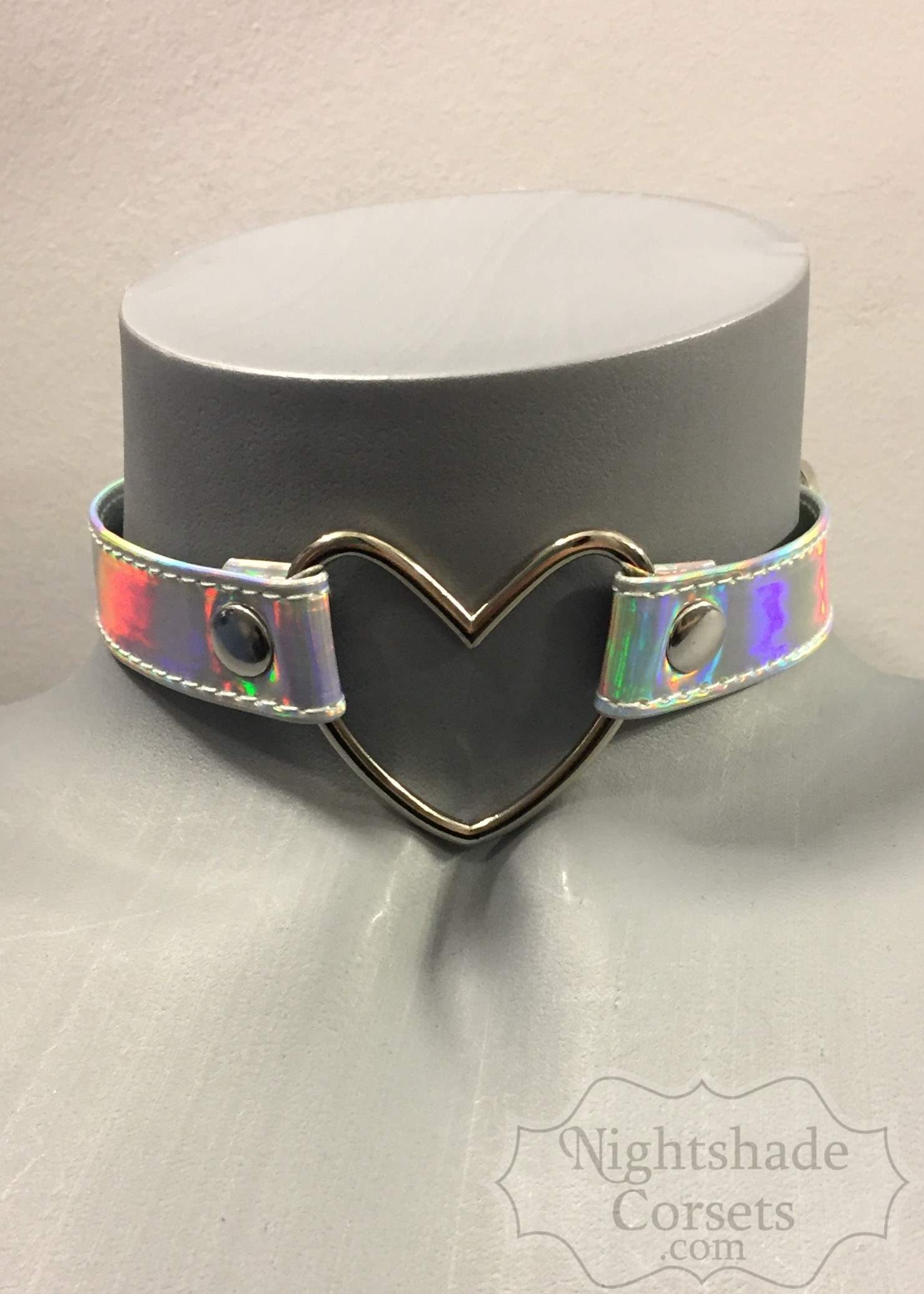 Heart Ring Holographic Collar 0290h Edmonton