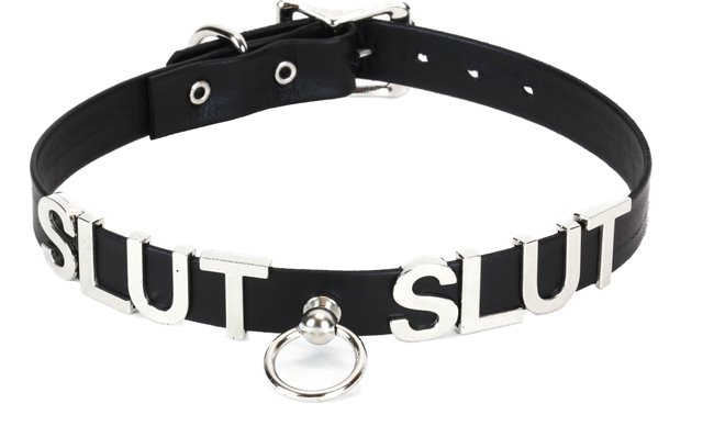 Black Slut Collar Front O-Ring 0315s Edmonton