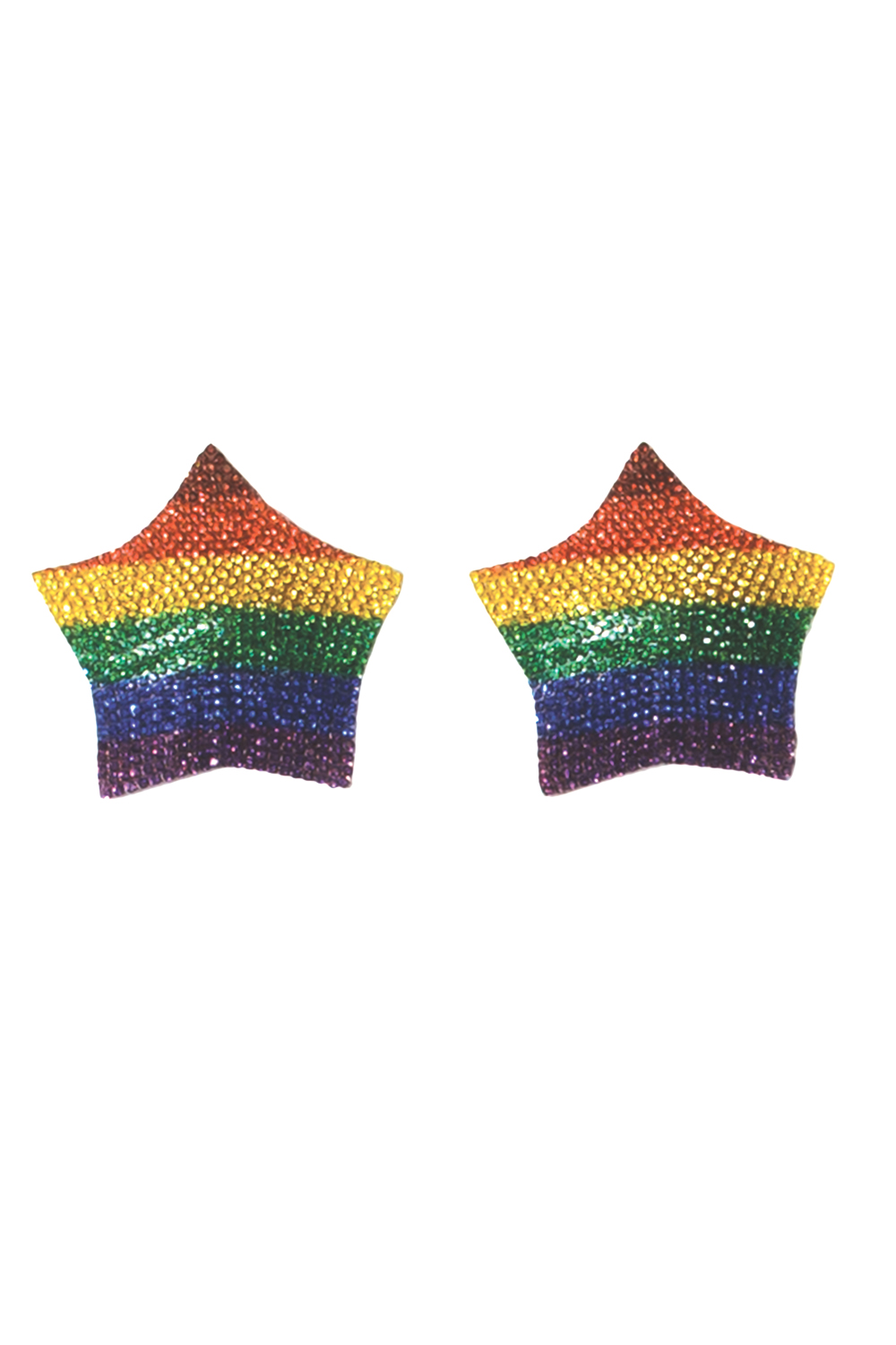 Rainbow star rhinestone pasties 7265 Edmonton