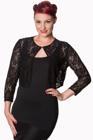 Plus Size Lace Jacket to Wear Over A Corset