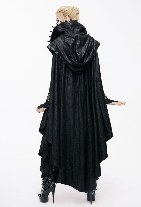 Ominous Faux Leather Cloak Edmonton Men's Gothic Clothing