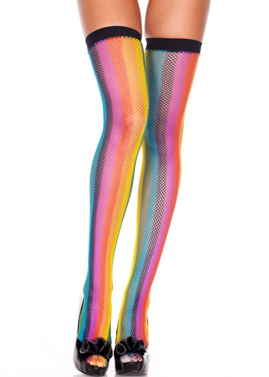 Rainbow Stockings for Pride Edmonton