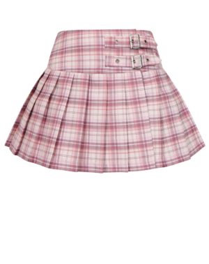 Pink Plaid Skirt Edmonton