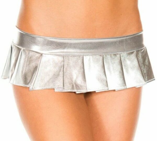 Silver Micro Mini Skirt Edmonton Canada