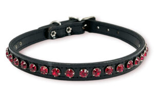 Red Rhinestone Choker Edmonton Canada Goth Fetish