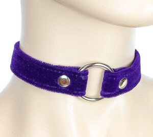 Purple Velvet Choker Edmonton Canada