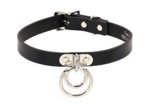 Vegan Leather Bondage Collar Edmonton Canada Alt Clothing