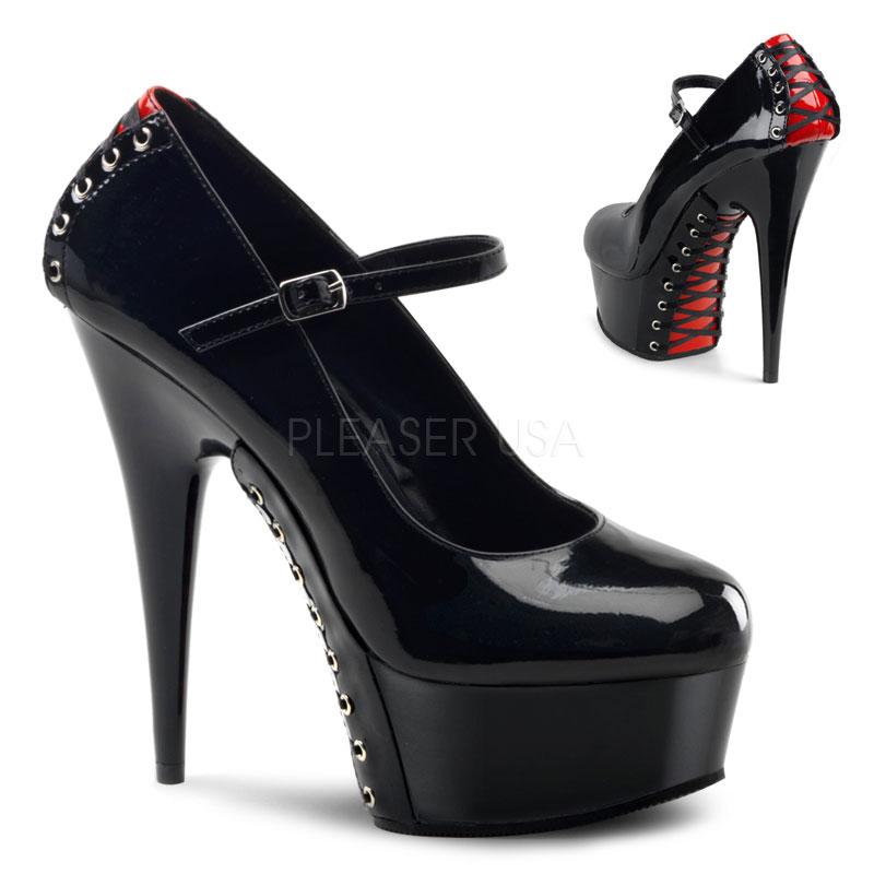 Corset Lacing High Heel Shoes Delight-687