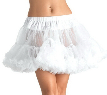 White Plus Size Petticoat Edmonton Crinoline