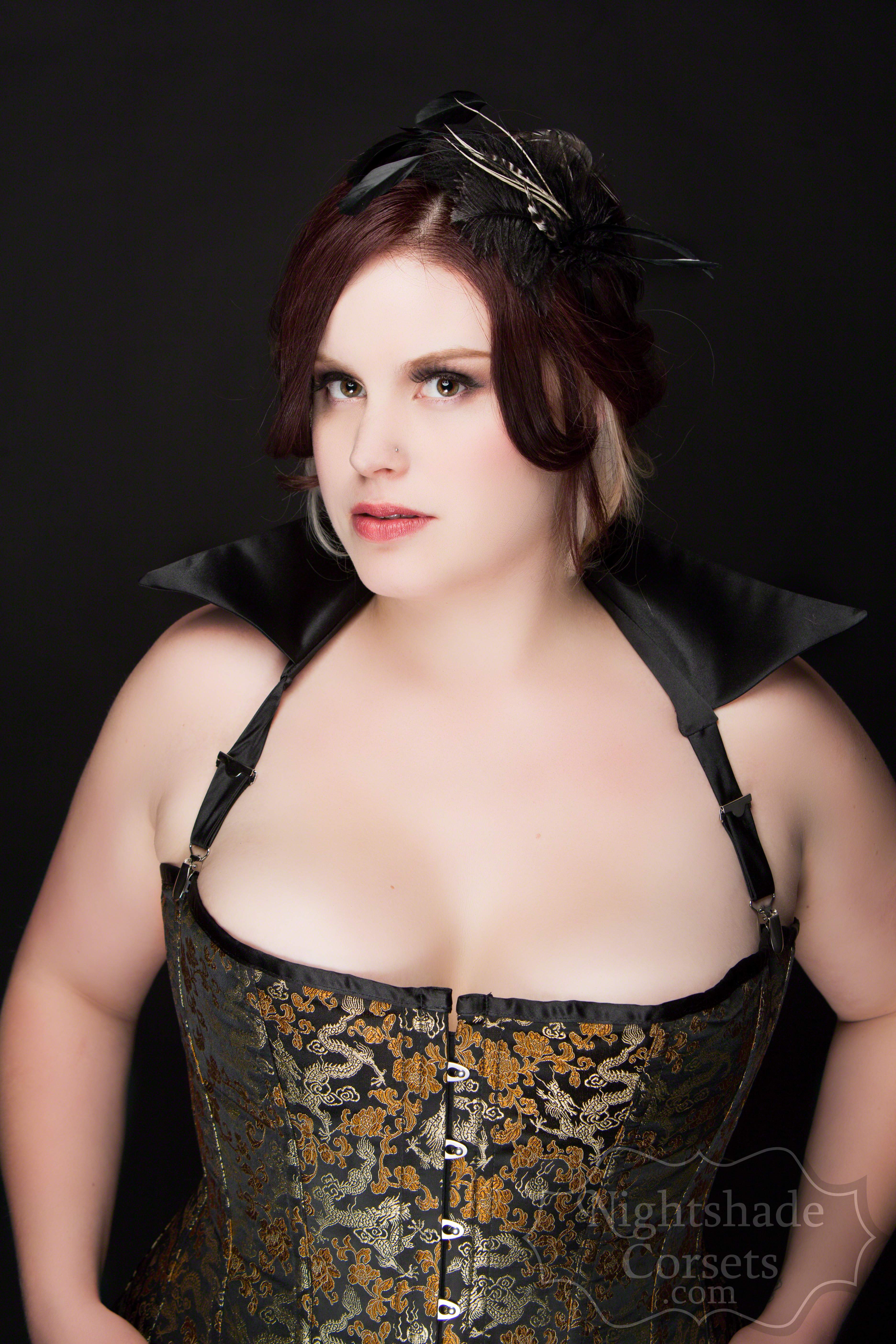 Satin Corset Collar 10556B Edmonton