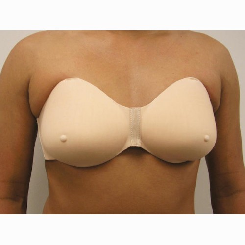 Shown strapless.