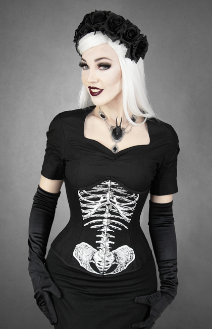 Skeleton Rib Cage Corset 4207