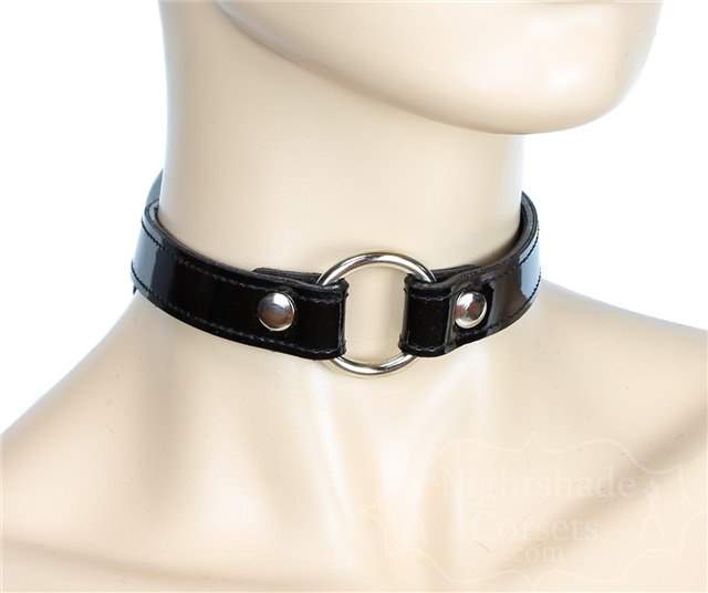 Shiny Black Patent Collar O-Ring 0169bp Edmonton