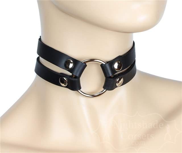Black Double Banded O-Ring Collar 0248 Edmonton