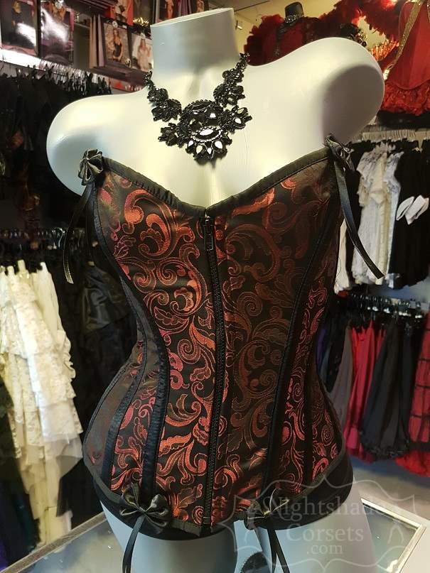 Brocade Corset 8601 Red