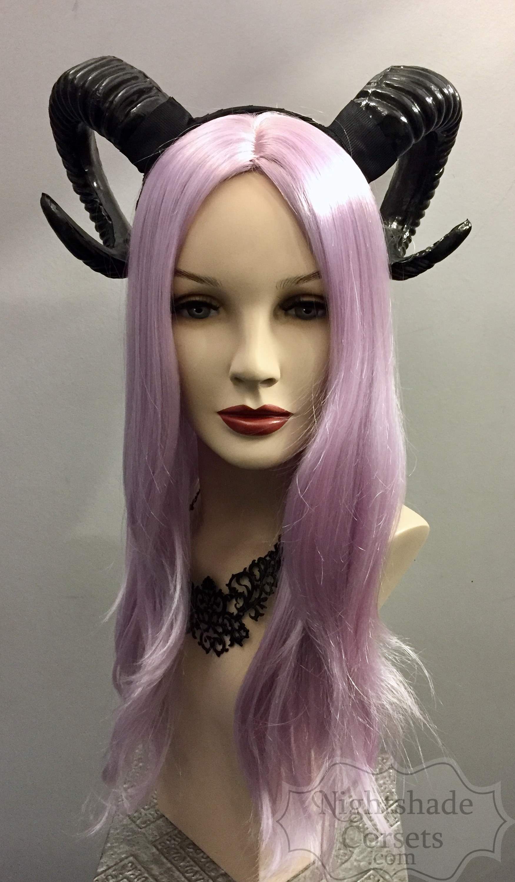 Wig not included.