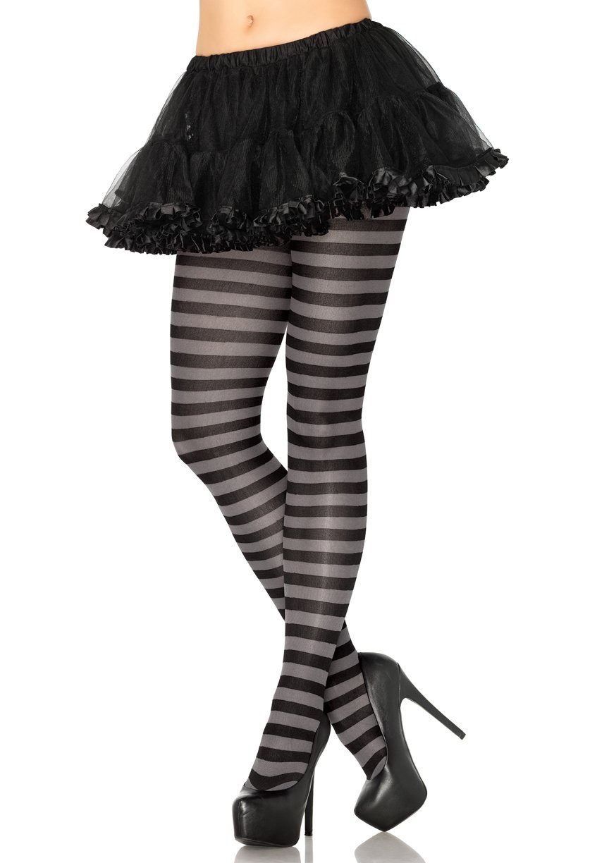 Grey Striped Tights Edmonton