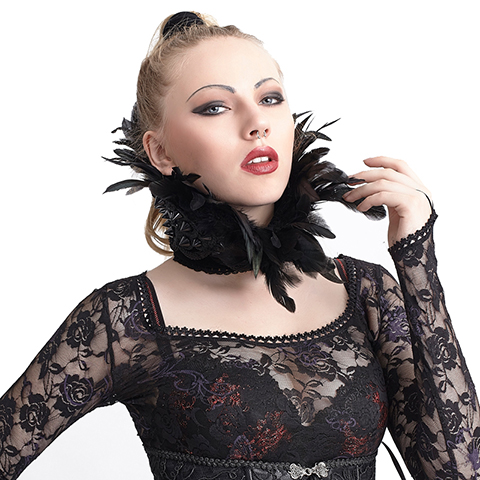 Feather Corset Collar 0167 Edmonton