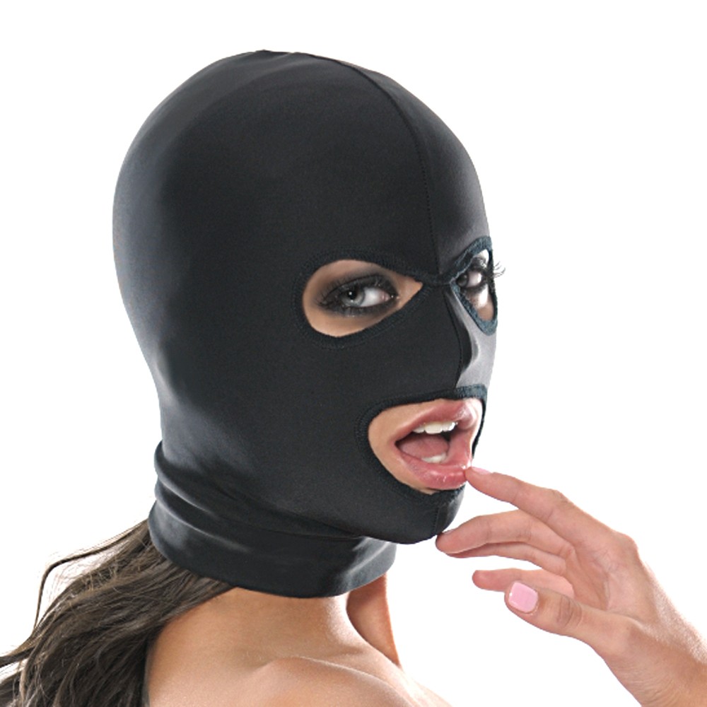 Black Spandex Fetish Hood 3855 Edmonton
