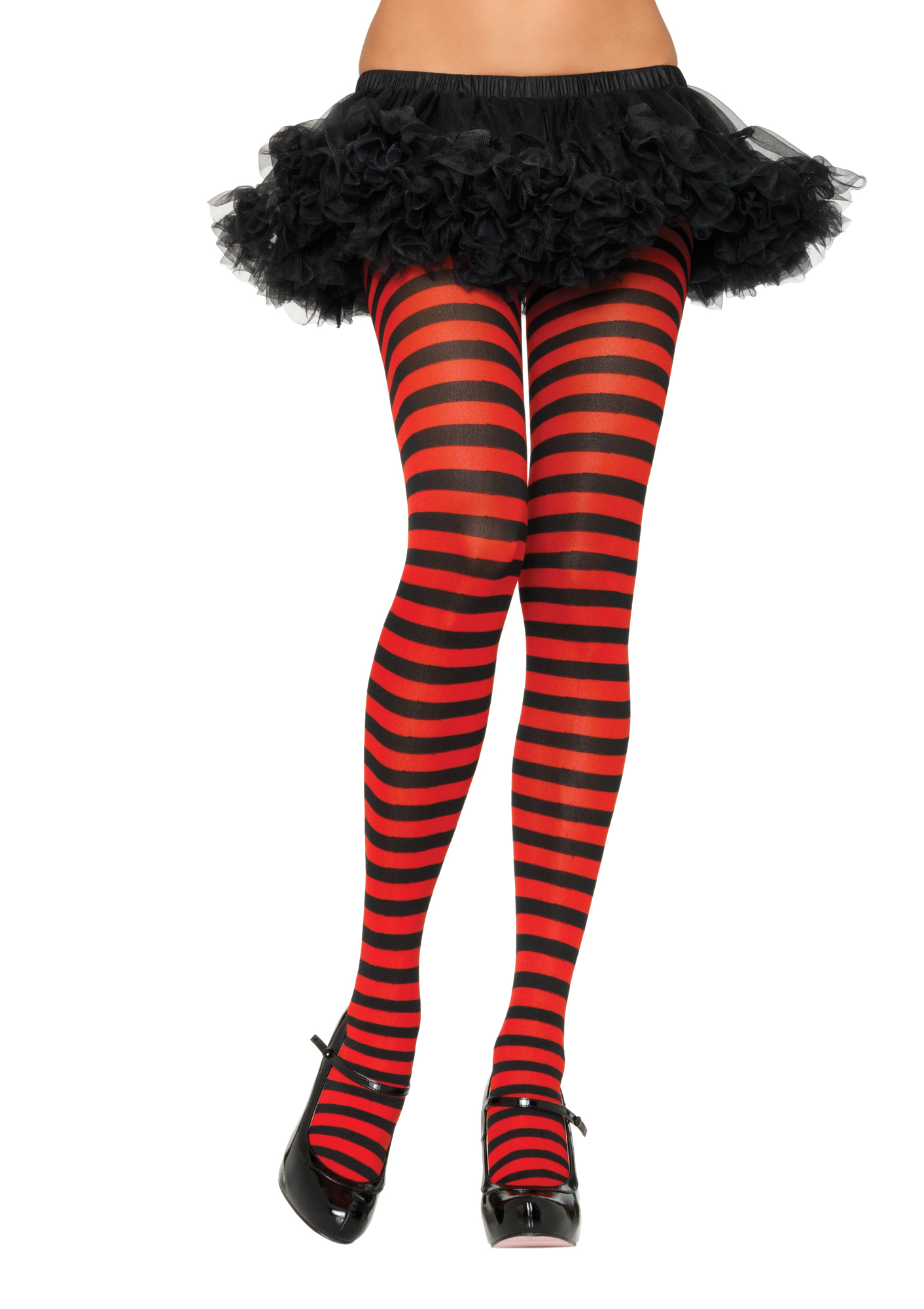 Plus Size Stripe Tights Pantyhose Edmonton