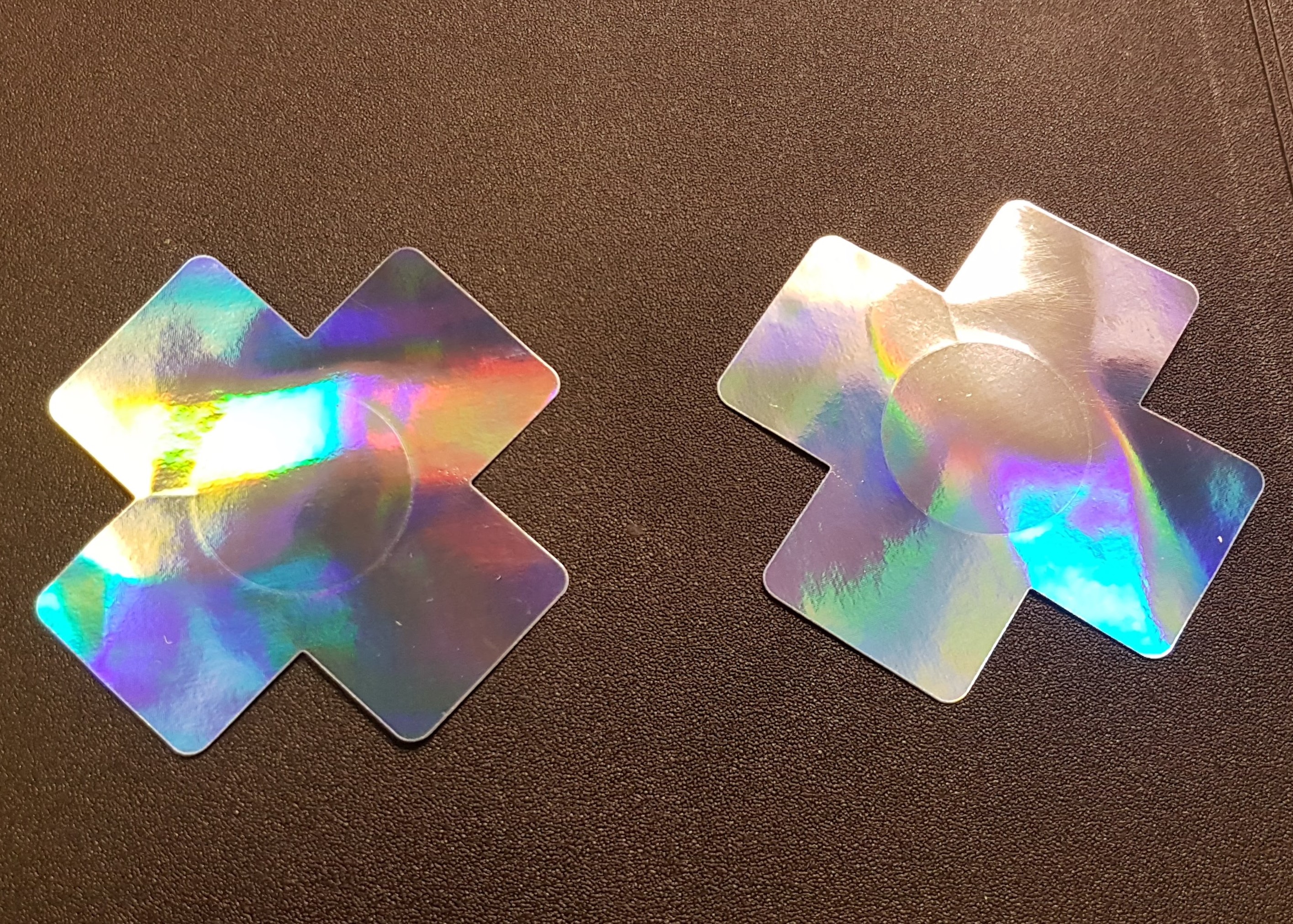 Holographic X Adhesive Pasties 9911