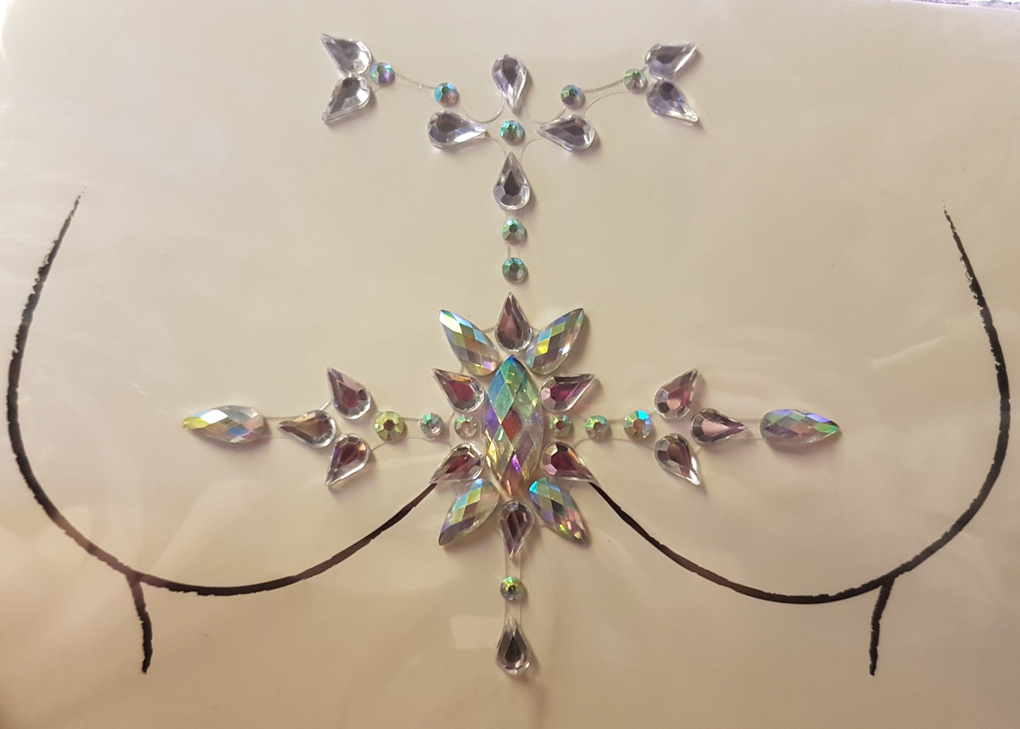 Sparkling Crystal Body Jewels 9918