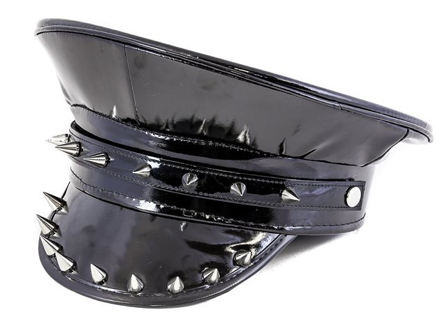Spiked Officer's Hat Edmonton Dominatrix