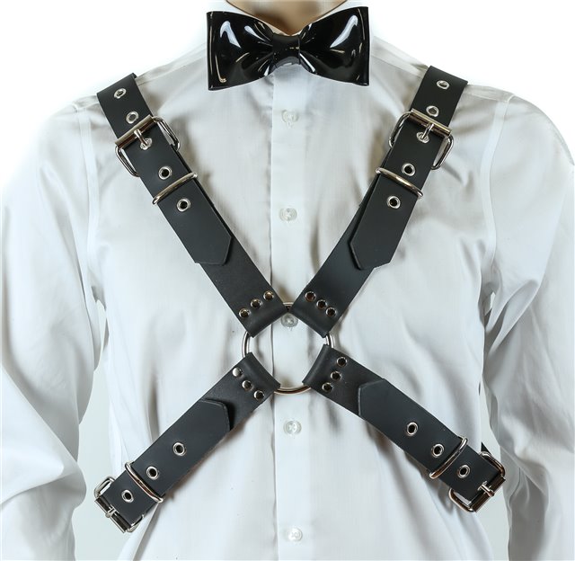 Classic Cross Matte Black Harness 0145 Edmonton