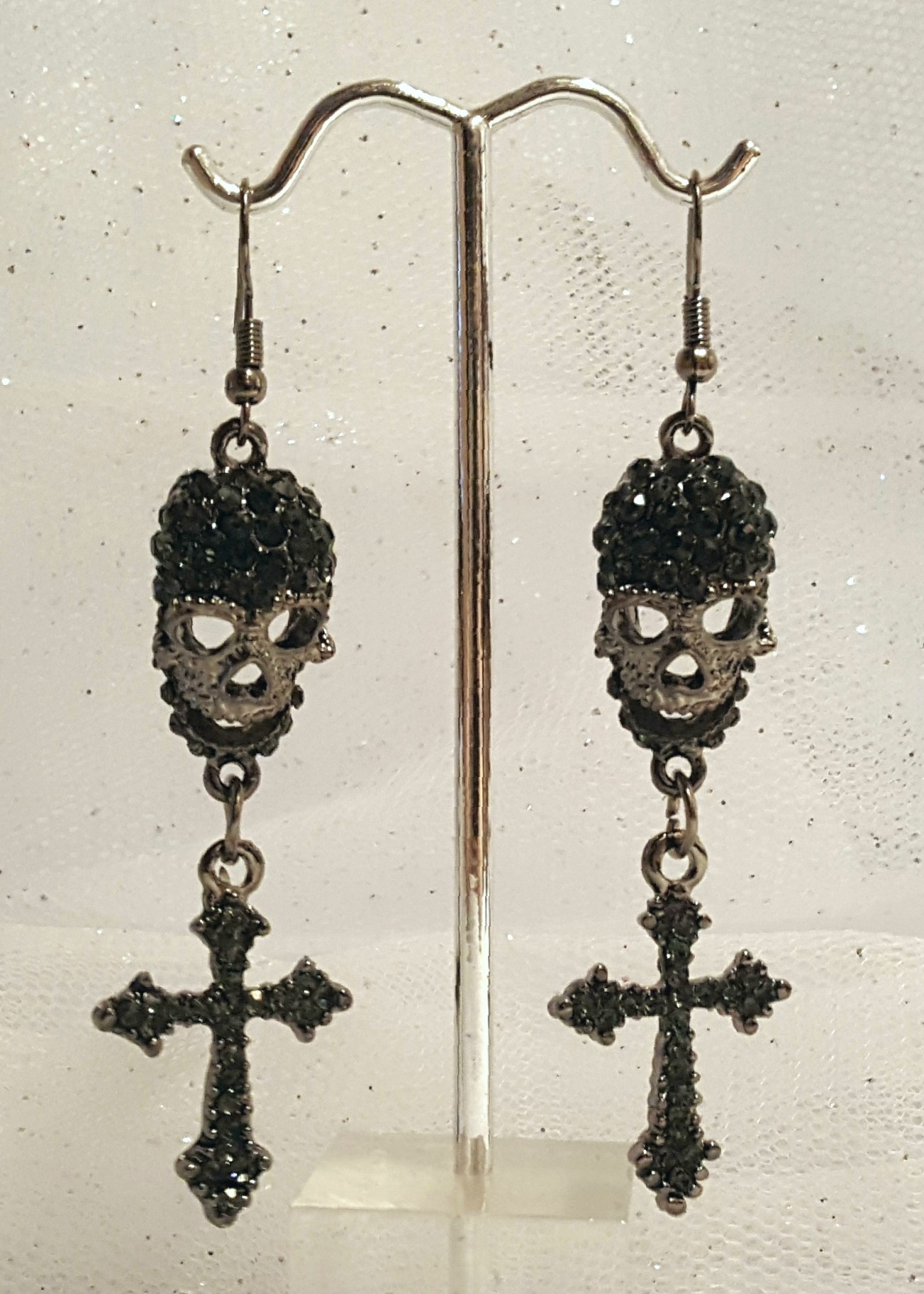 Earrings 3006 Black