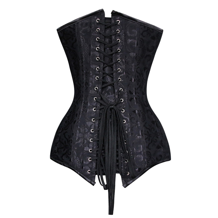 Extra Long Length Jacquard Corset 1227 - Image 2