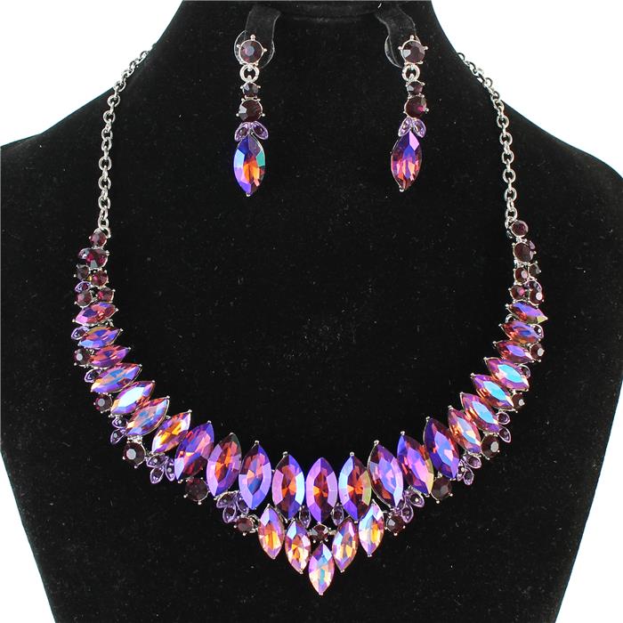 Necklace 170621 Purple