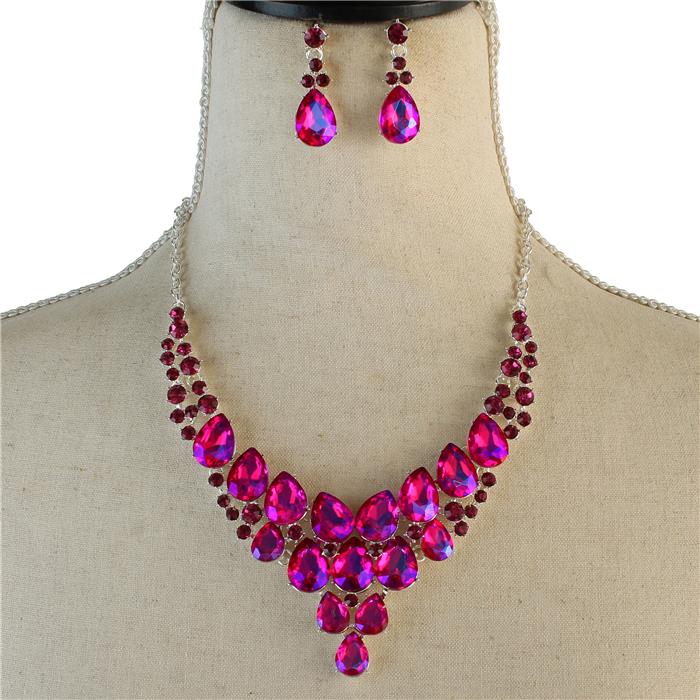 Sparkling rhinestone necklace 174081 Edmonton