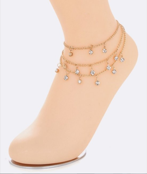 Anklet 2077 Gold or Silver