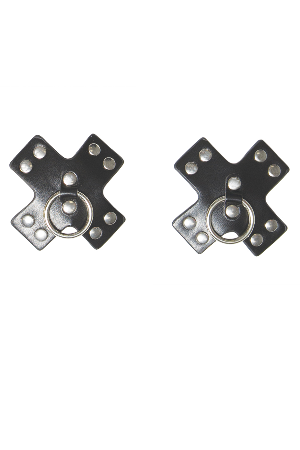 Studded faux leather pasties 7249 Edmonton