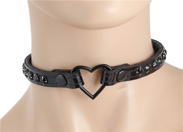 Black Heart Ring Black Rhinestones Black Collar 0682bb Edmonton