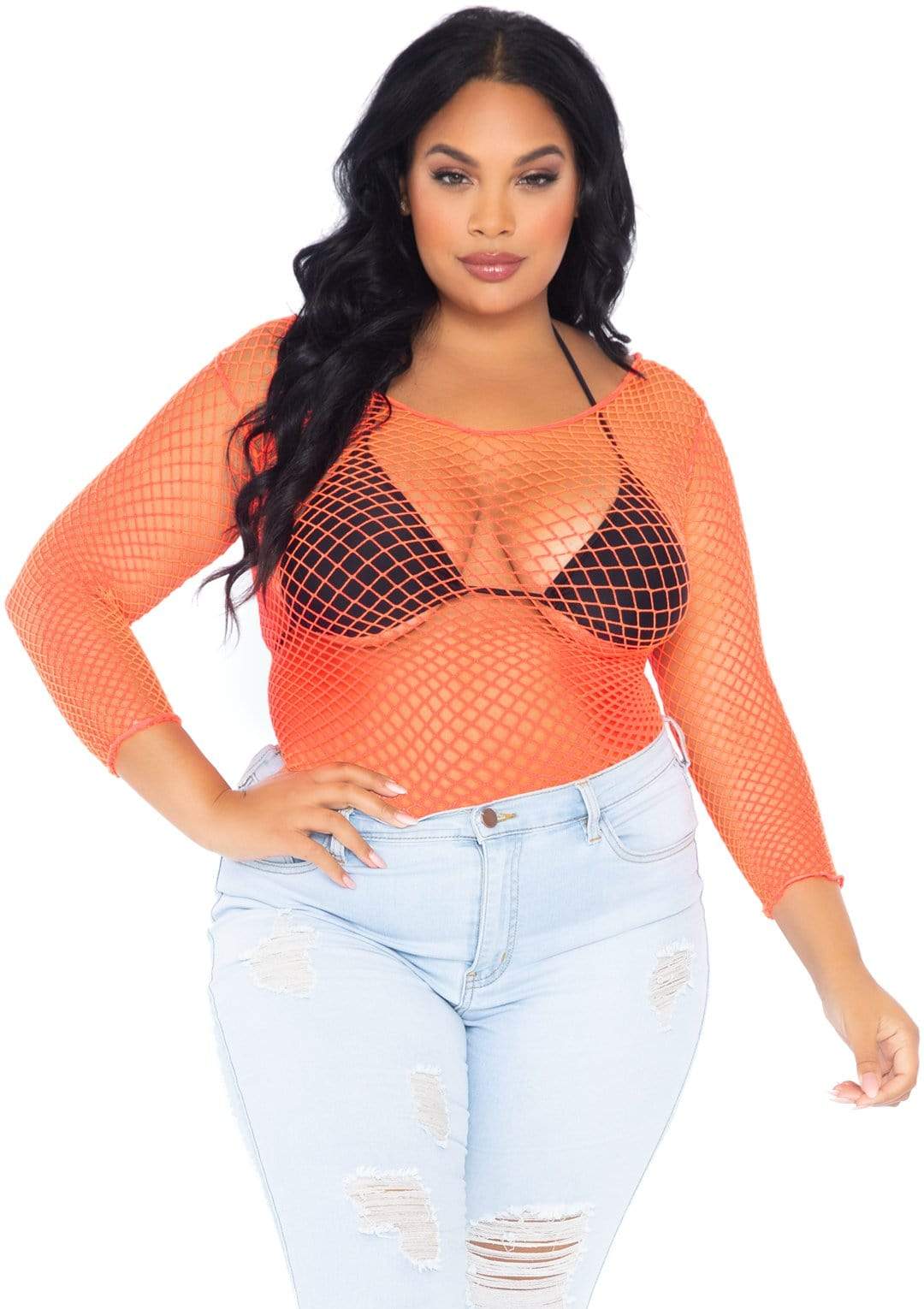 Plus Size Net Top Edmonton Ravewear