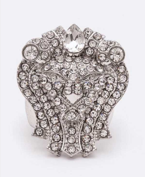 Sparkling rhinestone statement ring 7023 Edmonton