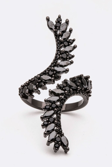 Sparkling rhinestone statement ring 2270 Edmonton