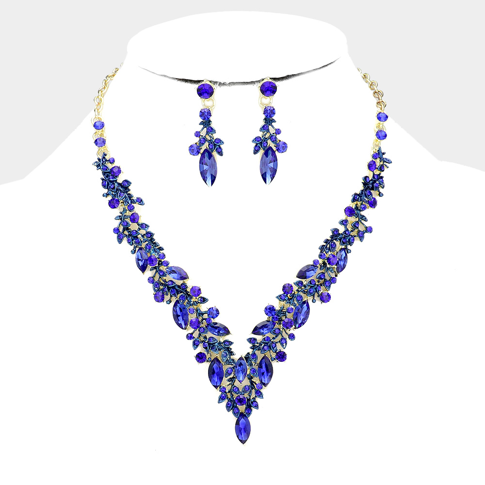 Sparkling rhinestone necklace matching earrings 464672 Edmonton