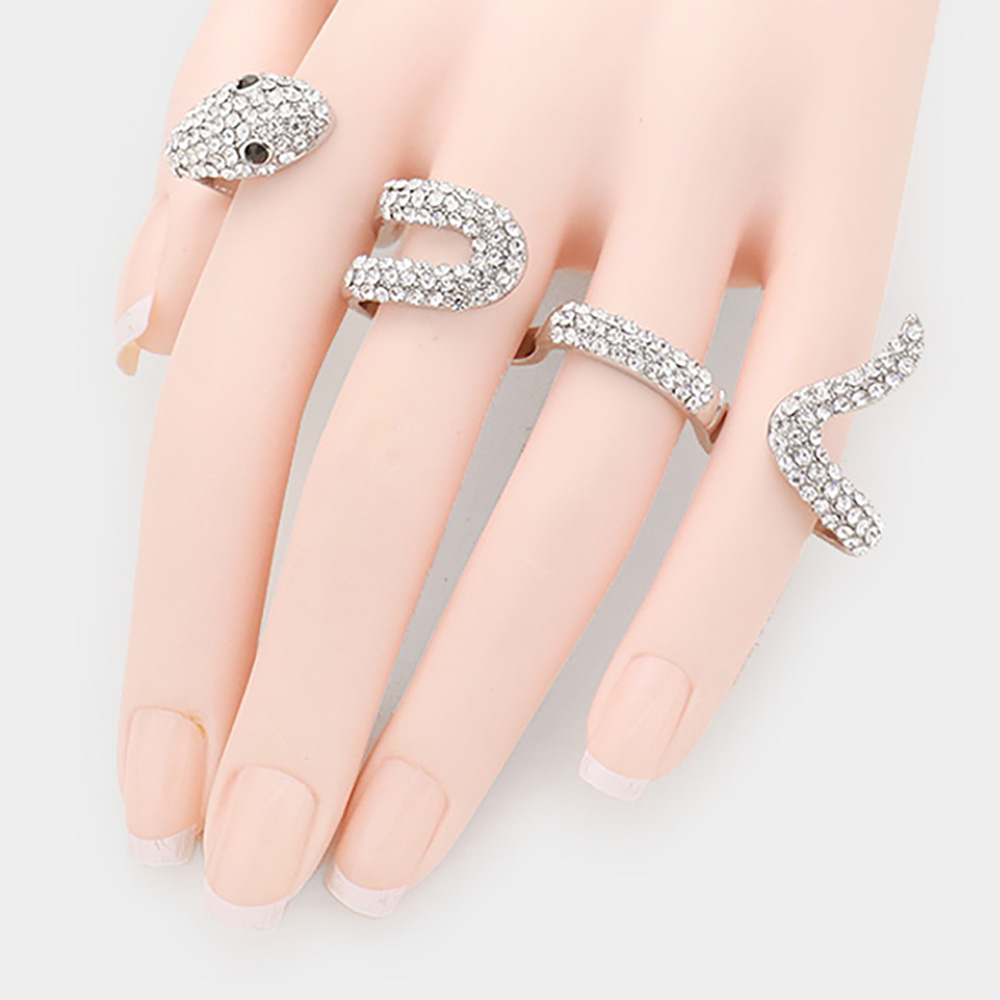 Sparkling rhinestone snake ring 464209 Edmonton
