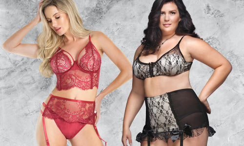 Essential sexy lingerie in standard and plus sizes