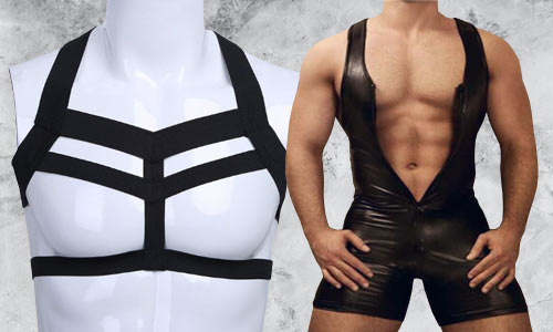 Men's gothic swimsuits, halloween costumes, body cages and more