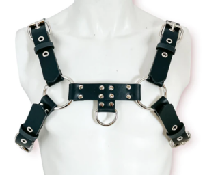 Vegan Leather Bulldog Harness Edmonton Canada