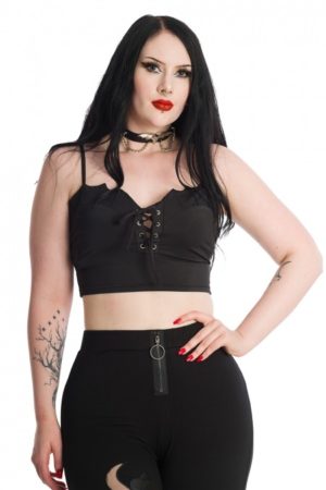 Goth Bat Bra Top Edmonton