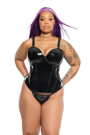 Plus Size PVC Bustier Edmonton Canada Fetishwear