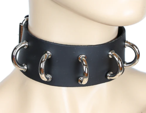 Leather Bondage Collar Edmonton Canada