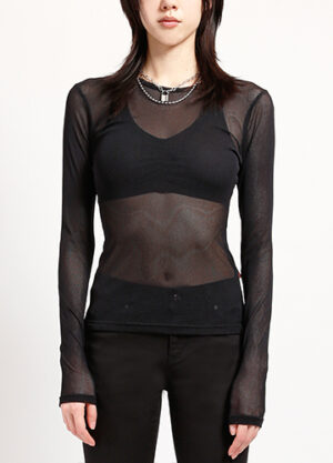 Goth Fishnet Top Edmonton Canada