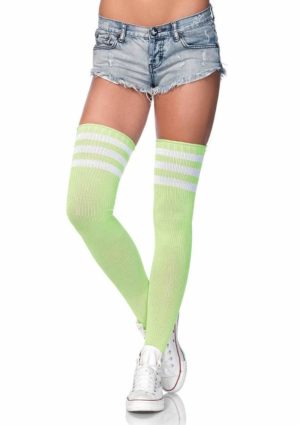 Green Over the Knee Socks Edmonton